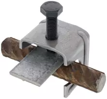 DEHN 308030 sujungimo spaustukas apvaliems 6-22 mm ir plokštiems iki 40 mm laidininkams, plieninis, cinkuotas