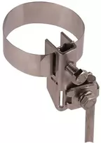 DEHN 540100 antenos tvirtinimo juosta stiebui ir vamzdžiui, nerūdijantis plienas, 27-165 mm