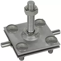 DEHN V4A jungiamoji spaustukė apvaliems 7-10 mm / plokštiems 30-40 mm laidininkams 478149