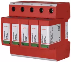 DEHN DG M PV2 SCI 1000 2 tipo viršįtampių ribotuvas fotovoltinėms sistemoms, 3 poliai, 1000 V DC, 40 kA, DIN bėgelio montavimas 952514