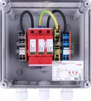 DEHN DCU 2 YPV 1100 1M 2S DC kombinuojamasis įrenginys PV sistemoms, 1100 V DC, 1 MPPT, 2 eilutės, IP65 900913