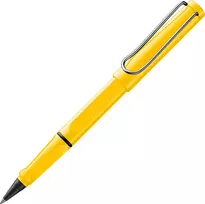 LAMY safari riedulys rašiklis geltonas blizgus su ergonomiška rankena ir metaliniu klipsu 1240180