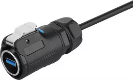 GoodConnections GC IC01-24U301 USB 3.0 kabelis, Type A male to Type A male, 3 m, juodas