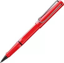 LAMY Safari tušinukas su ritinėliu, raudonas, blizgus, su metaliniu klipsu ir ergonomiška rankena, pridedama T 10 rašalo kasetė 1240183