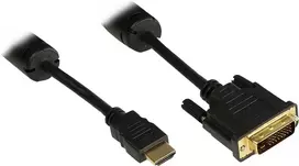Good Connections HDMI į DVI-D Single Link vaizdo kabelis 1m juodas 4510-DD1