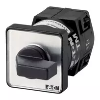 Eaton TM-1-15431/E Metalinis svirtinis jungiklis, 1-polio, 16 A, 250 V, skydinis montavimas, juodas jungiklis, metalinis korpusas 025045