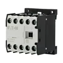 Eaton DILEEM-10-G 24V DC pagalbinis kontaktorius, 1NO, 690V, juodas/baltas 051643