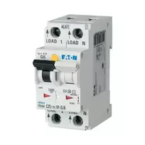 Eaton FRBDM-B16/1N/001-G/A diferencialinis automatinis jungiklis RCBO 16A 10mA 1P+N B charakteristika 168251