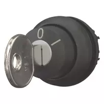 Eaton M22S-WS raktu valdomas perjungiklis, 2 padėčių, fiksuojamas, juodas 216882