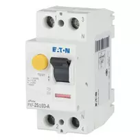 Eaton PXF-25/2/03-A liekamosios srovės automatinis jungiklis (RCCB) 25 A, 2 polių, 30 mA, A tipo, 236746