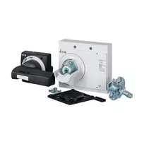 Eaton NZM3-XTVD durų movos sukimo rankena, užrakinama, IP66, juoda/pilka, 260170