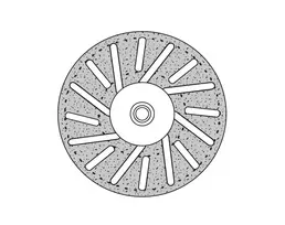 Donau Elektronik 1646 deimantinis pjovimo diskas 22 mm metalui, stiklui, epoksidinei dervai, 1 vnt.