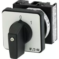 Eaton T0-1-15402/E svirtinis jungiklis, 2 polių, IP65, juodas 053092
