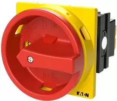 Eaton T0-1-8200/EA/SVB svirtinis jungiklis, 1 polio, IP65, juodas/raudonas/geltonas 053110