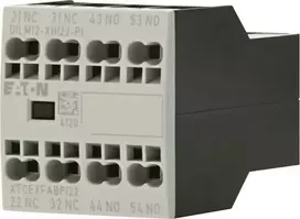 Eaton DILM12-XHI22 pagalbinis kontaktų blokas, 2NO+2NC, priekinis montavimas, varžtiniai gnybtai, DILM7-150 kontaktoriams 199458