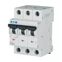 Eaton FAZ-B20/3 miniatiūrinis automatinis jungiklis, 3 polių, B tipo, 20 A, 278848