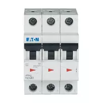 Eaton FAZ-C6/3 6 A 3 polių C charakteristikos automatinis jungiklis (MCB), 6 kA 278867