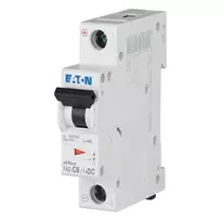 Eaton FAZ-C6/1-DC miniatiūrinis automatinis jungiklis, 1 polio, 6 A, C tipo, DC, 279125