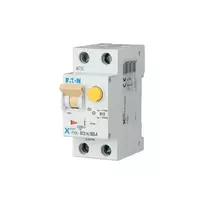 Eaton PXK-B13/1N/003-A RCBO, 13 A, 30 mA, 1P+N, B kreivė, 10 kA, 230 V AC, DIN bėgelis, 2 moduliai 236947