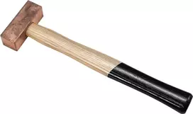 ACCESSORY Varinis plaktukas 500 g, 310 mm hikorinis kotas, nekeliantis kibirkščių, minkštu smūginiu paviršiumi 78020340
