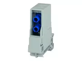 TELEGÄRTNER STX DIN bėgio šviesolaidžio jungčių modulis su ST ir SC duplex adapteriais, vienmodis/daugiamodis H82000A0022