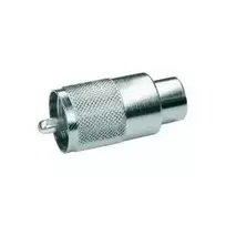 Telegärtner UHF kabelio kištukas PL259, skirtas RG-213/U, PTFE izoliacija, nikeliuotas žalvaris, 5 vnt. J01040B0602