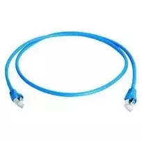 TELEGÄRTNER Cat.6A S/FTP komutacinis kabelis, 1,5 m, mėlynas, LSZH, RJ45, 500 MHz L00001A0288