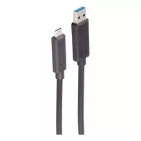 SHIVERPEAKS BS30-38075 optinio pluošto USB-A į USB-C kabelis, 10m, 5Gbps, juodas