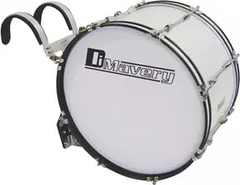 DIMAVERY MB-422 žygiuojantis bosinis būgnas 22x12 baltas 26010360