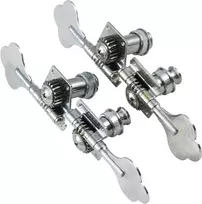 DIMAVERY mechaninės derinimo galvutės JB stiliaus elektriniam bosui (4 vnt., chromuotos) 26300212
