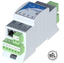 Išplėtimo modulis iSMA-B-8U-IP, 8 universalūs išėjimai, Modbus TCP/IP, BACnet IP