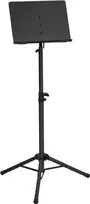 Dimavery OP-1 orkestro natų stovas, juodas, reguliuojamo aukščio 60-125 cm, plieninis