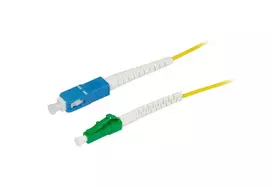 SYNERGY21 S215627V2 1 m LC/APC į SC vienskiemenis OS2 optinis komutacinis kabelis, 9/125 µm, G.657.A2, 2 mm, lanksti apsauga nuo perlenkimo
