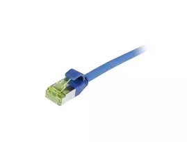 SYNERGY21 S217943 CAT6A S/FTP plonas komutacinis kabelis, RJ45, 500 MHz, mėlynas