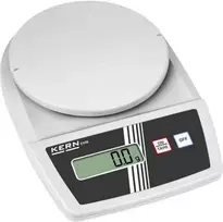 KERN EMB 3000-1 precizinės pašto svarstyklės, 3 kg talpa, 0,1 g skiriamoji geba, sidabrinės