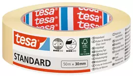 tesa 05087 dažytojo maskavimo juosta 50 m x 30 mm, geltona 05087-00000-03