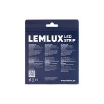 LED juosta, 5m ritė, 12Vdc, 6W/m, COB 480LED/m, 660lm, šiltai balta 3000K, IP20, 180°