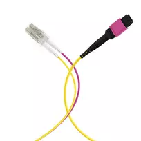 EFB Elektronik MPO-PLUS (F) į LC Duplex magistralinis kabelis, OM4, 12 skaidulų, Type B, LSZH, Erika violetinė, 3 m MPOF12LCOM4-3