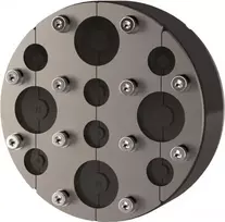 HAUFF HRD 150-SG segmentinė sandarinimo sistema kabeliams ir vamzdžiams, 150 mm kiaurymei, kelių kabelių 2700106500