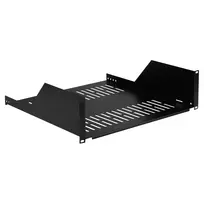 EFB Elektronik 19 inch 3U stovo lentyna, 450 mm gylio, 36 kg apkrovai, RAL 9005 juoda 691650TS.3U450