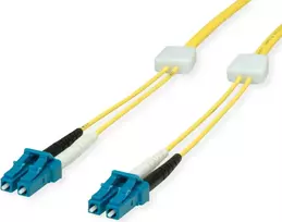 EasyLan FO optinis pataisų kabelis LC Single-Mode Duplex OS2 9/125µm geltonas 3m LSD02200030