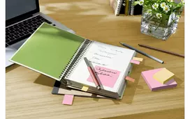 3M Post-it Recycling Notes 655-1RPT-N lipnūs lapeliai, 127 x 76 mm, violetinė, 100 lapelių, 100% perdirbtas popierius