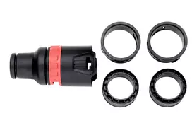 Metabo 635409000 dulkių nusiurbimo jungiamoji mova, guminė, tinka 28–50 mm žarnoms