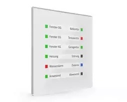 MDT SCN-GLED1W.01 KNX stiklinis LED indikatorius, baltas