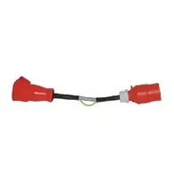 HT Instruments CEE32A DS adapteris – trifazis diferencinės srovės ir apsauginio laidininko matavimo adapteris, 32 A, 5 polių, 400 V