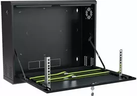 IT-BUDGET 19 inch sieninis spintos korpusas, vertikalus, 3U, juodas 90ITBWV19V3S