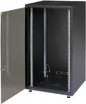 IT-BUDGET 19 inch serverio spintelė SJB - 15U - 600x800 mm - stiklinės durelės - galinė sienelė - juoda (W-SJB6080-15S-161)