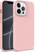CYOO BioCase, skirta iPhone 13 mini - biologiškai skaidrus smūgiams atsparus dėklas - rožinis CY122534