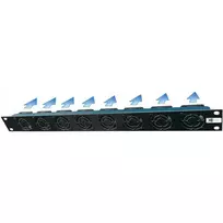 Liebernetz 19 colių 1U stelažo ventiliatoriaus blokas, horizontalus įtraukimas, 95 m³/h, 12V DC, 34 dB, juodas (90LN19LUE1HE8B)