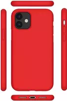 CYOO Premium skysto silikono dėklas Apple iPhone 12 Pro 6,1 colio - raudonas (CY121877)